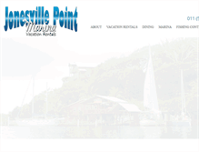 Tablet Screenshot of jonesvillepointmarina.com